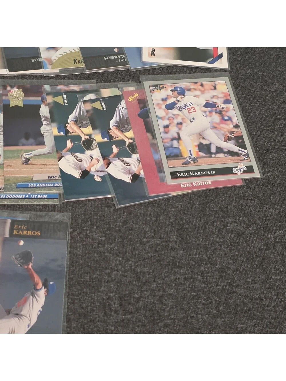 Eric Karros Baseball Card Lot -35 Cards, Many Rookies
